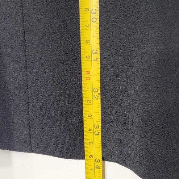 Laundry By Shelli Segal Black Sleeveless Cocktail Open Back Zipper Sheath Dress - Picture 9 of 11